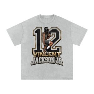 Vincent Jackson Jr Snow Washed Oversized TEE - Image 3
