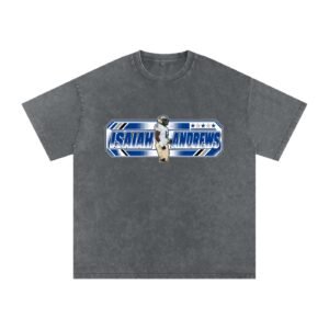 Isaiah Andrews Snow Washed Oversized TEE - Image 4