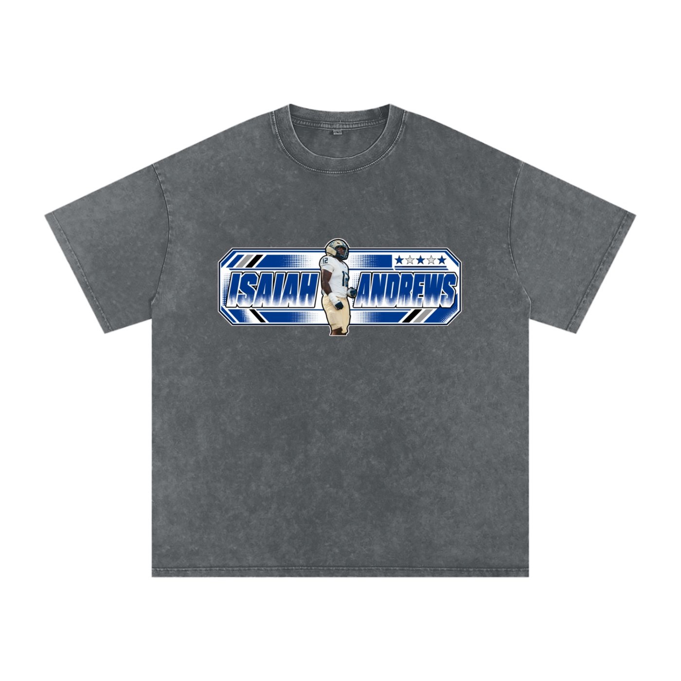 Isaiah Andrews Snow Washed Oversized TEE - Image 4