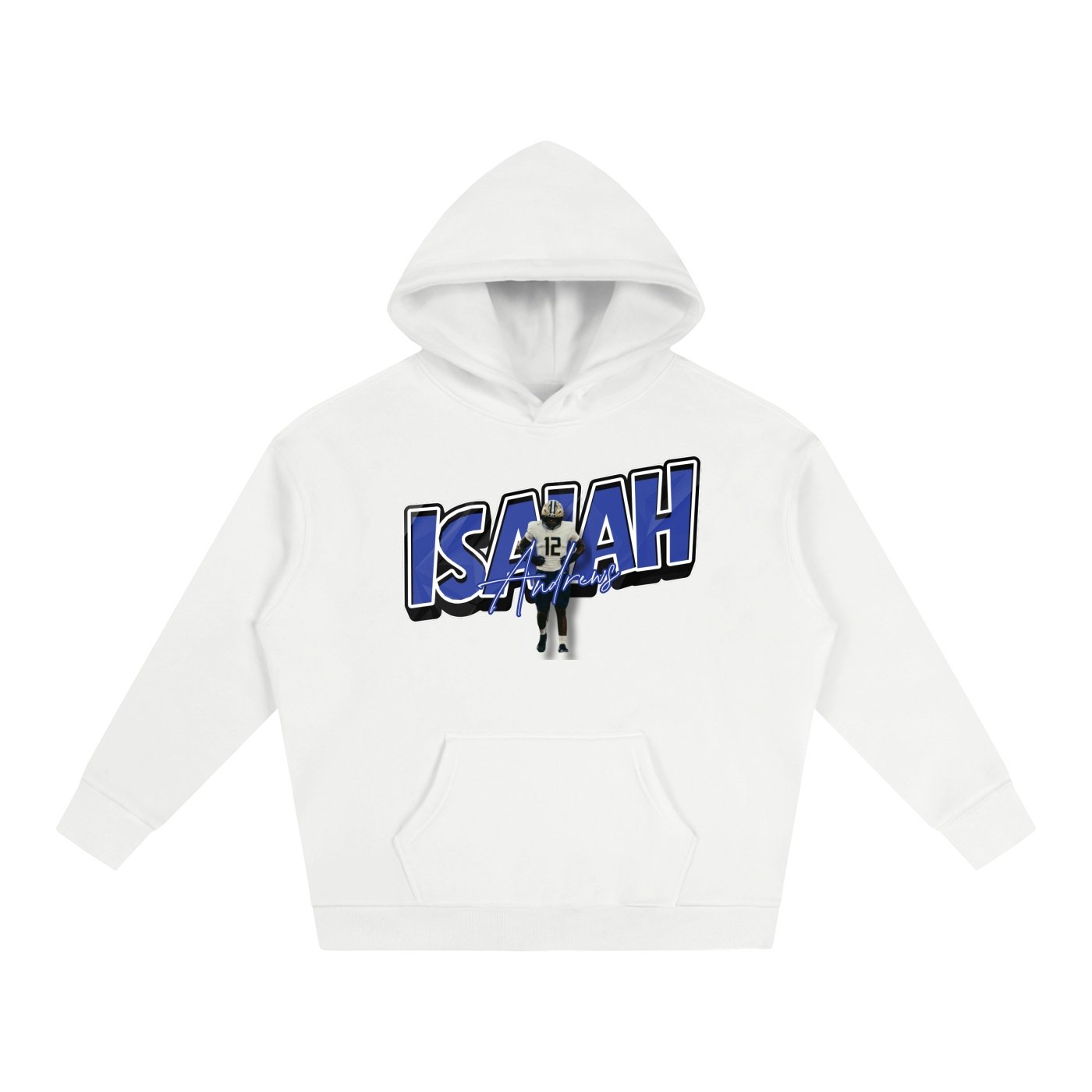 Isaiah Andrews  Oversize Fleeced Hoodie - Image 2