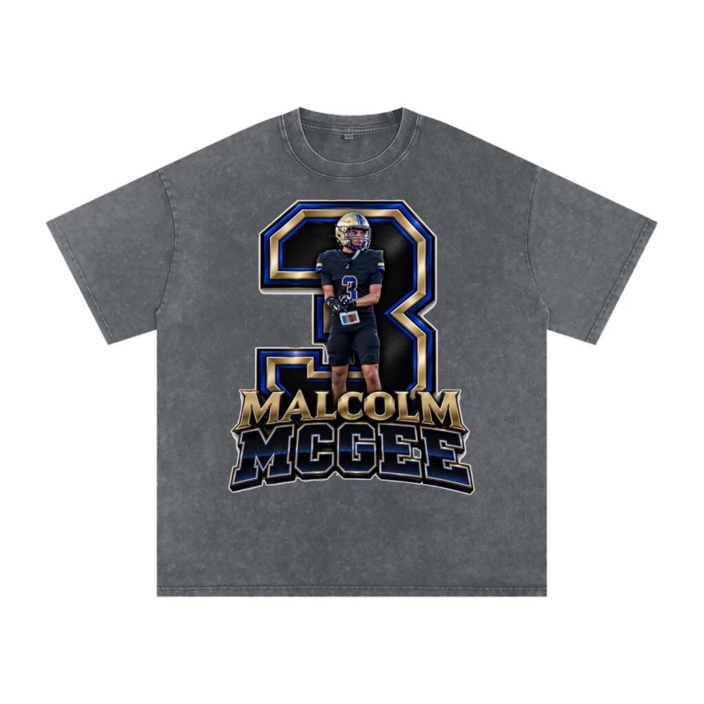 Malcolm McGee Snow Washed Oversized TEE