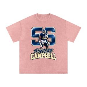 Sincere Campbell Snow Washed Oversized TEE - Image 5