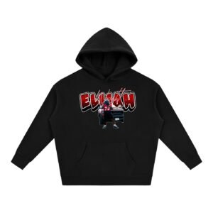 Elijah Wright Oversize Fleeced Hoodie - Image 1