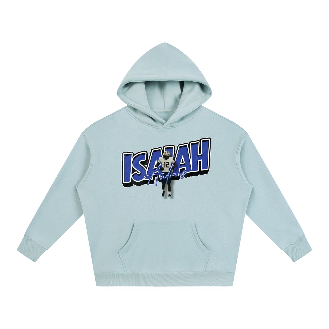 Isaiah Andrews  Oversize Fleeced Hoodie - Image 3