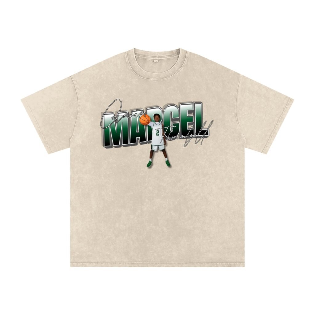 Gavin Marcel Threadgill  Snow Washed Oversized TEE