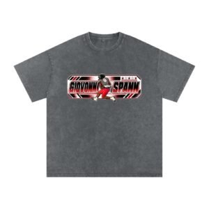 Giovonni Spann Snow Washed Oversized TEE - Image 7