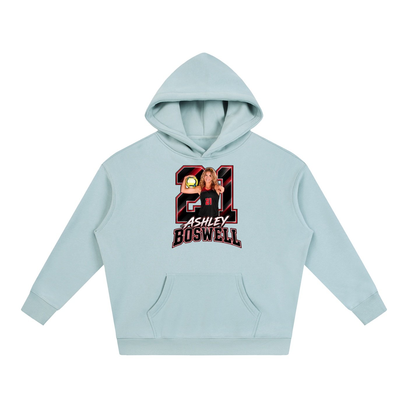 Ashley Boswell Oversize Fleeced Hoodie - Image 3
