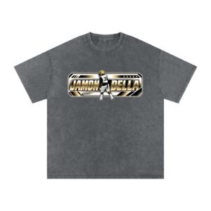 Jamon Della  Snow Washed Oversized TEE - Image 4