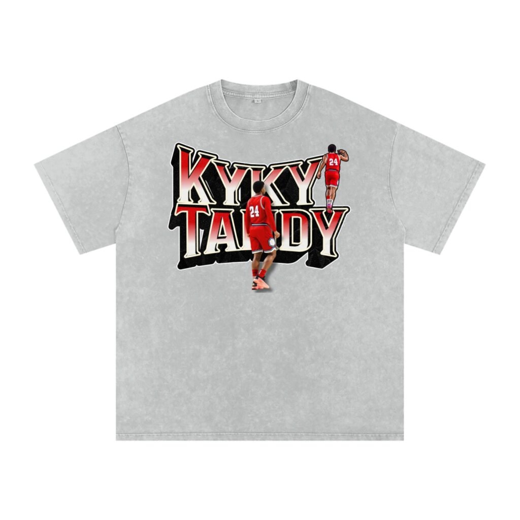 Kyky Tandy Snow Washed Oversized TEE