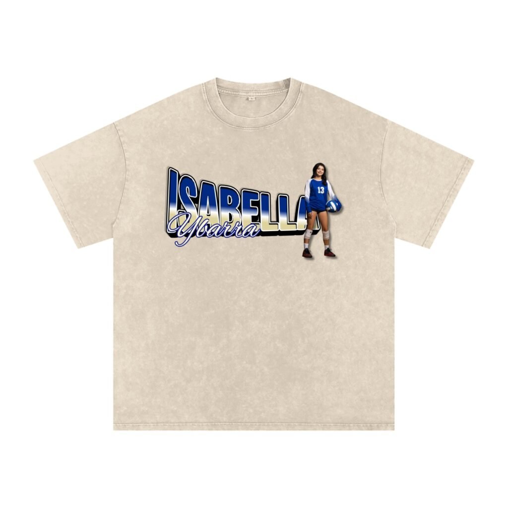 Isabella Ybarra Snow Washed Oversized TEE