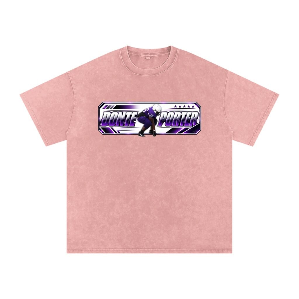 Donte Porter ll Snow Washed Oversized TEE