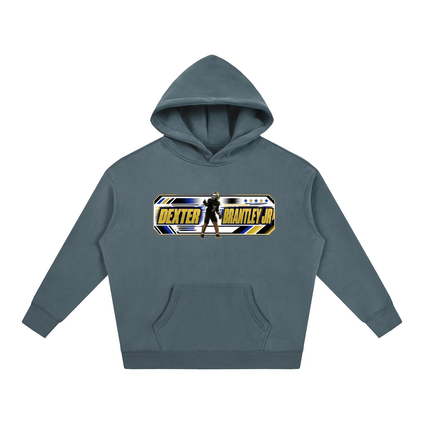 Dexter Brantley Jr,  Oversize Fleeced Hoodie - Image 4