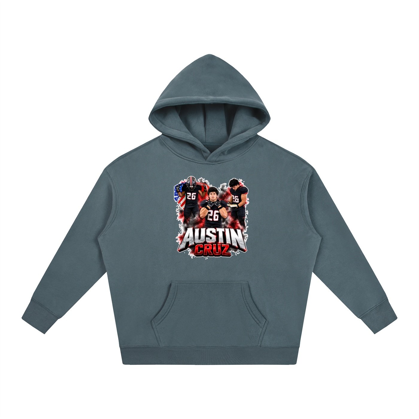 Austin Cruz Oversize Fleeced Hoodie - Image 4