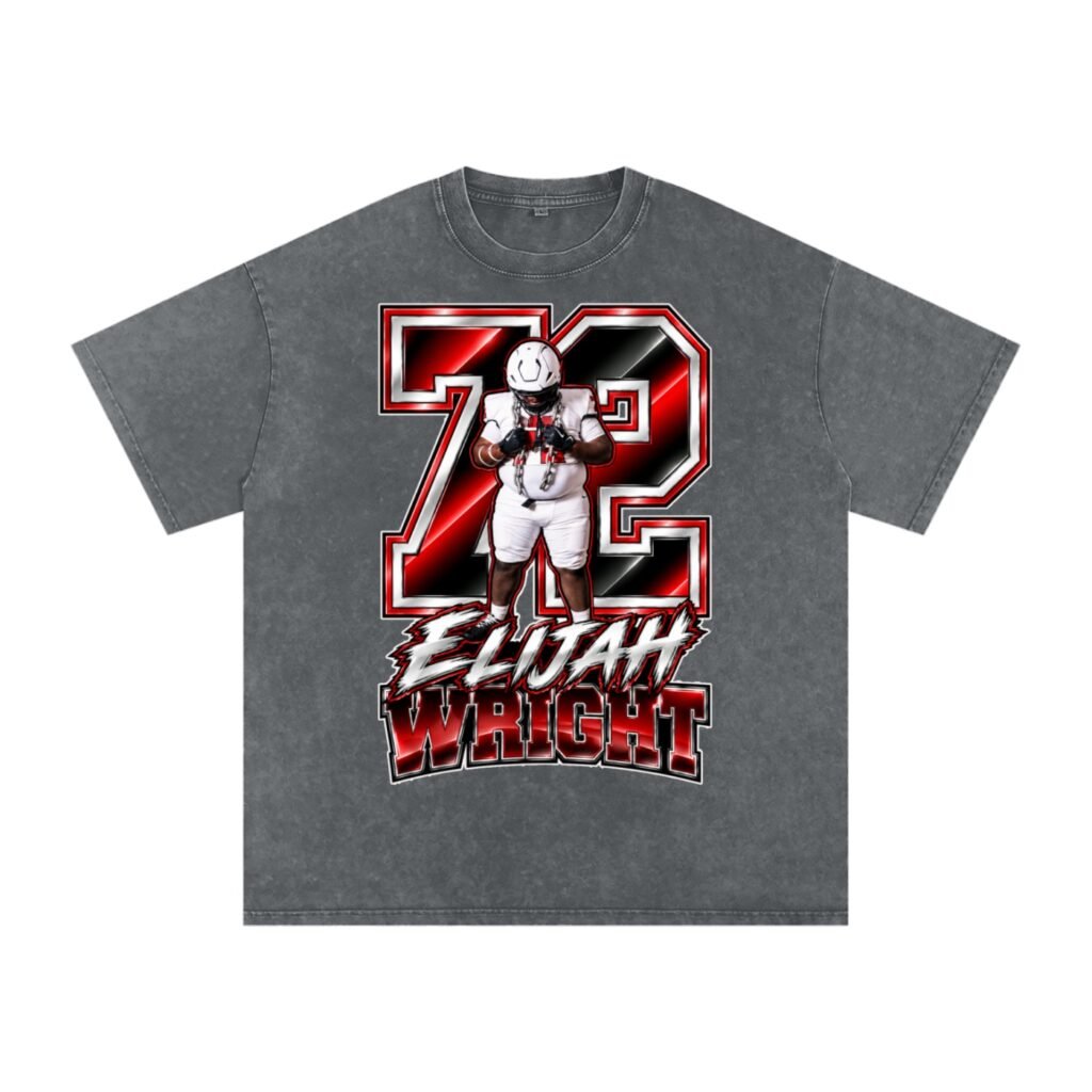 Elijah Wright  Snow Washed Oversized TEE