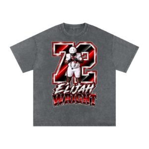 Elijah Wright  Snow Washed Oversized TEE - Image 4
