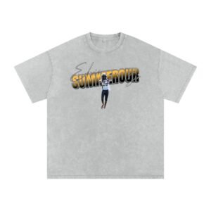 Edwin summerour jr Snow Washed Oversized TEE - Image 3