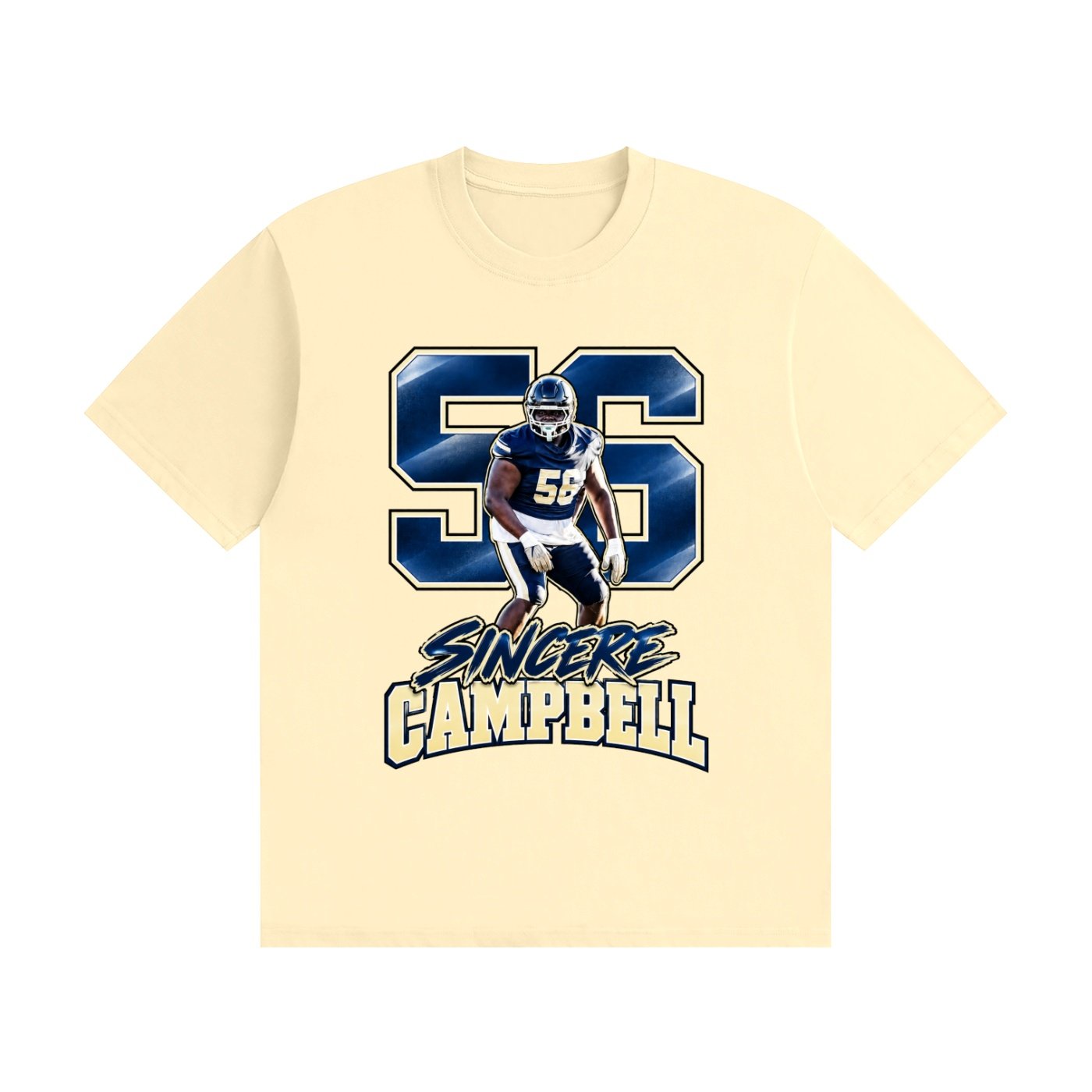Sincere Campbell Unisex Cotton T-Shirt - Image 3