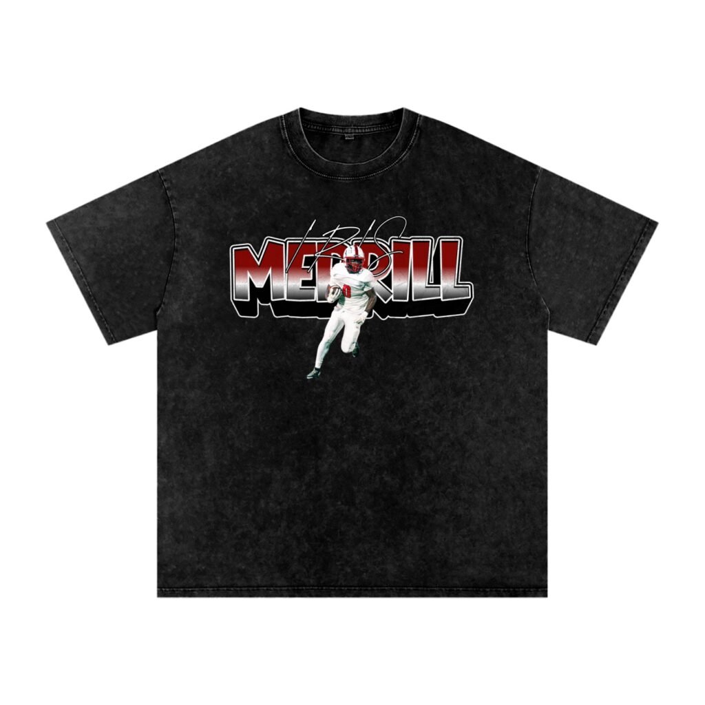 Iris Merrill Snow Washed Oversized TEE