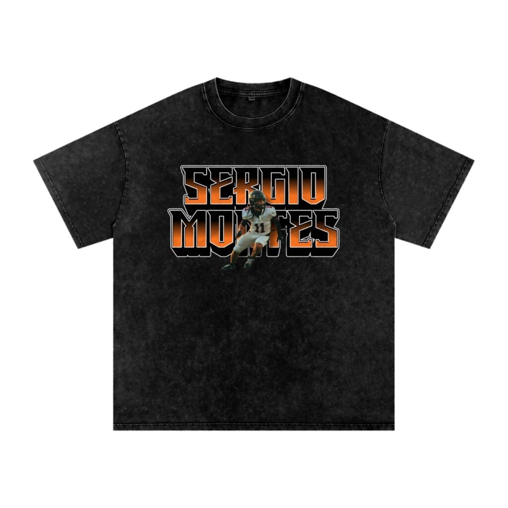 Sergio Montes  Snow Washed Oversized TEE