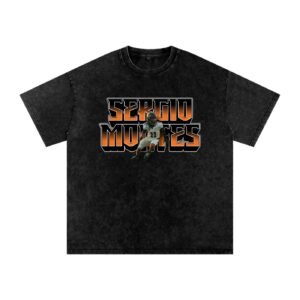 Sergio Montes Snow Washed Oversized TEE - Image 1