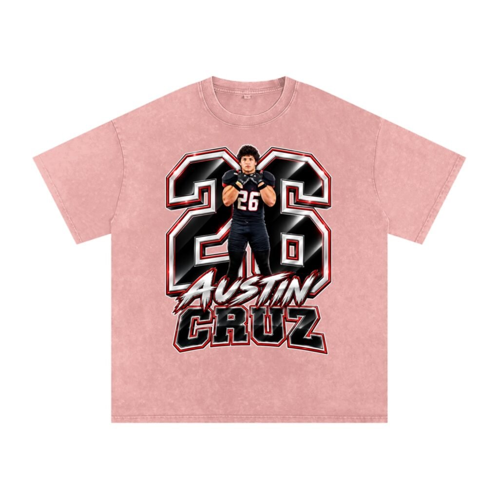 Austin Cruz Snow Washed Oversized TEE
