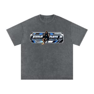 Jerome Smith Jr Snow Washed Oversized TEE - Image 4