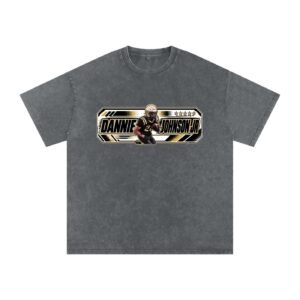 Dannie Johnson jr Snow Washed Oversized TEE - Image 7