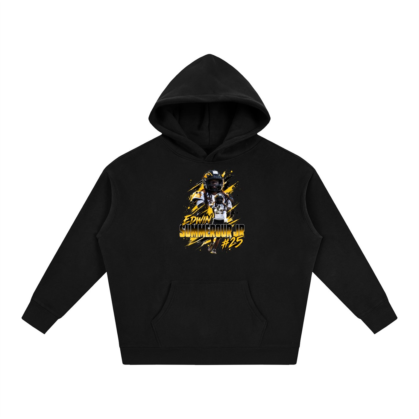 Edwin summerour jr Oversize Fleeced Hoodie - Image 1