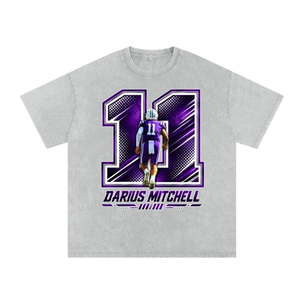 Darius Mitchell Snow Washed Oversized TEE