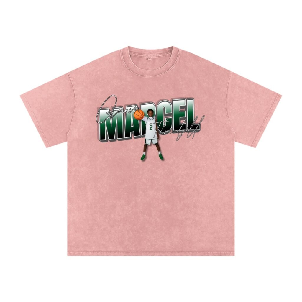 Gavin Marcel Threadgill  Snow Washed Oversized TEE