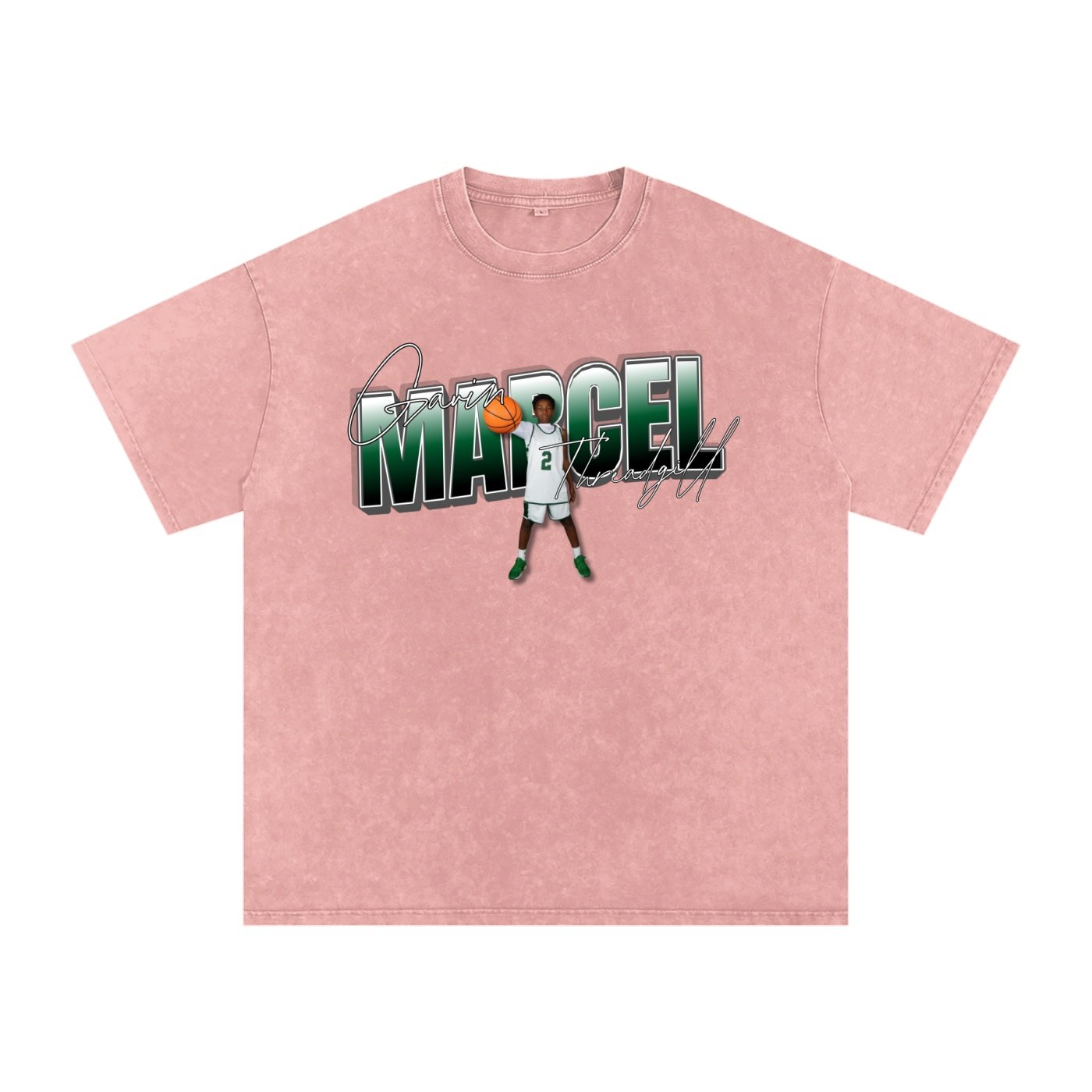 Gavin Marcel Threadgill  Snow Washed Oversized TEE - Image 5