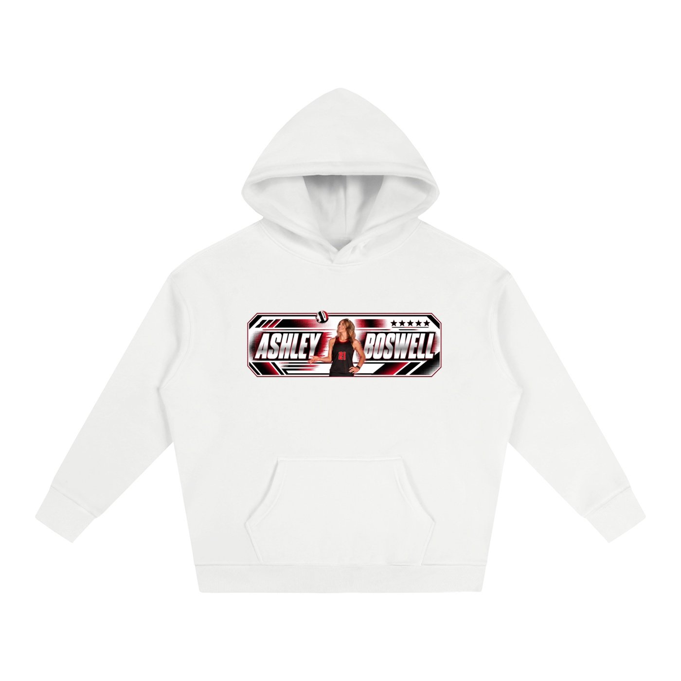 Ashley Boswell Oversize Fleeced Hoodie - Image 2
