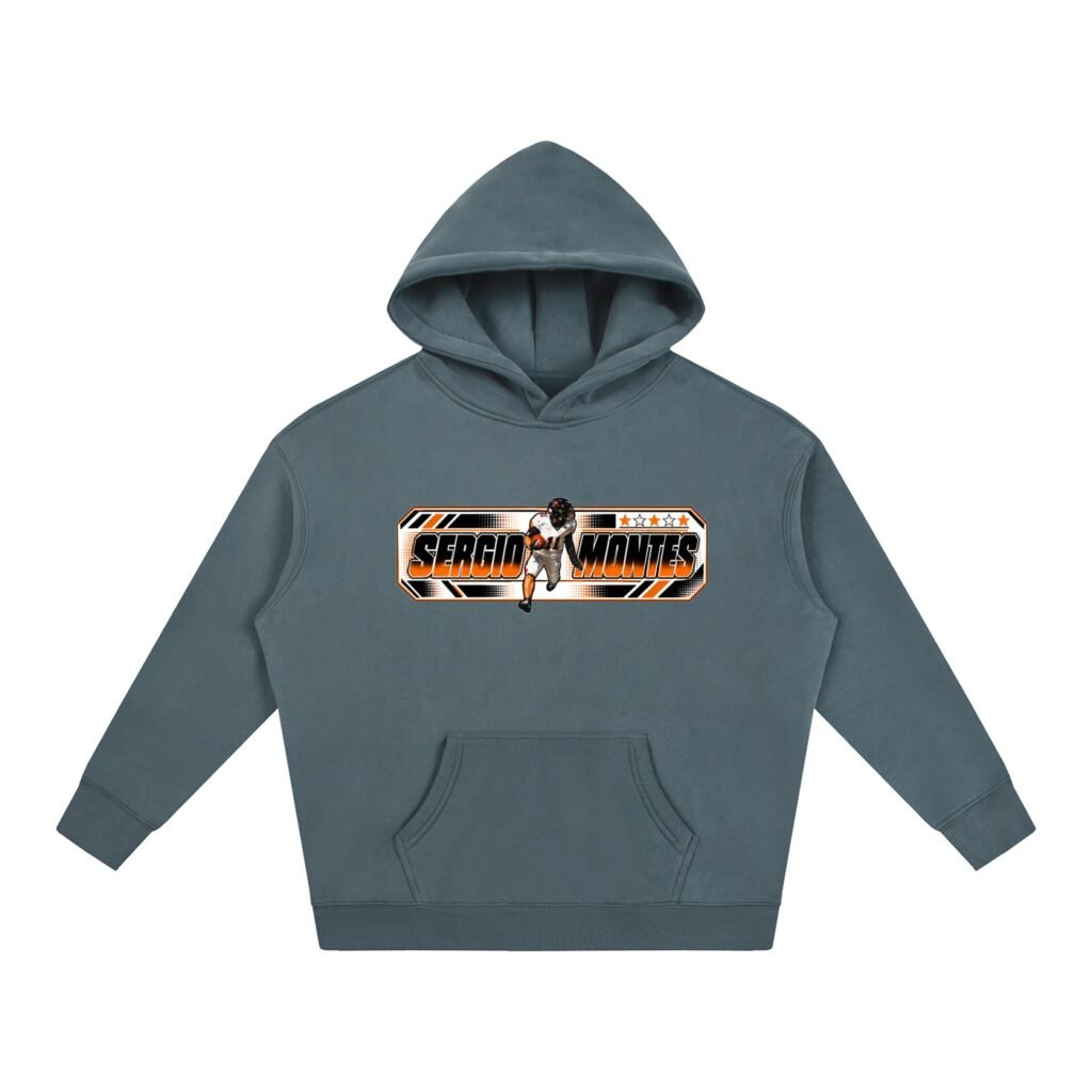 Sergio Montes  Oversize Fleeced Hoodie