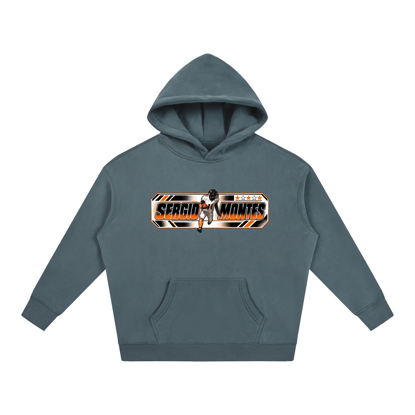 Sergio Montes  Oversize Fleeced Hoodie - Image 4
