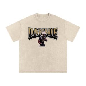 Dannie Johnson jr Snow Washed Oversized TEE - Image 2