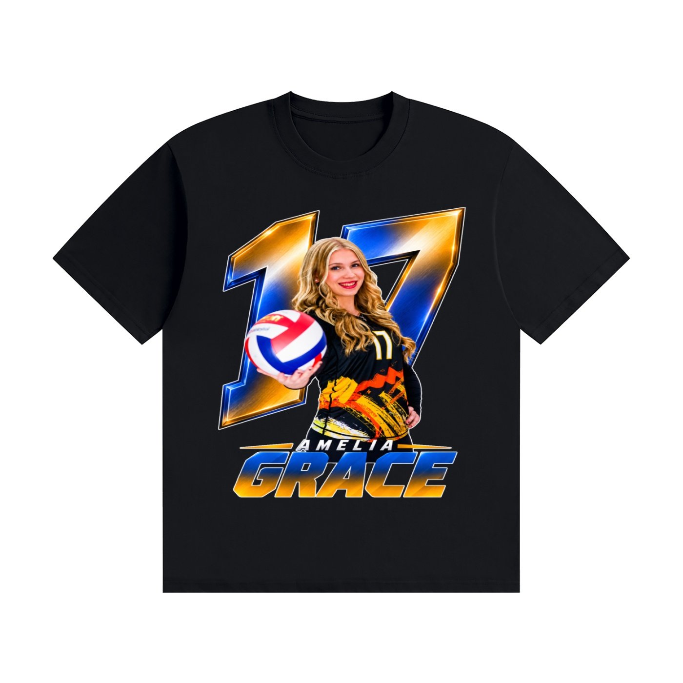 Amelia Grace Unisex Cotton T-Shirt - Image 1