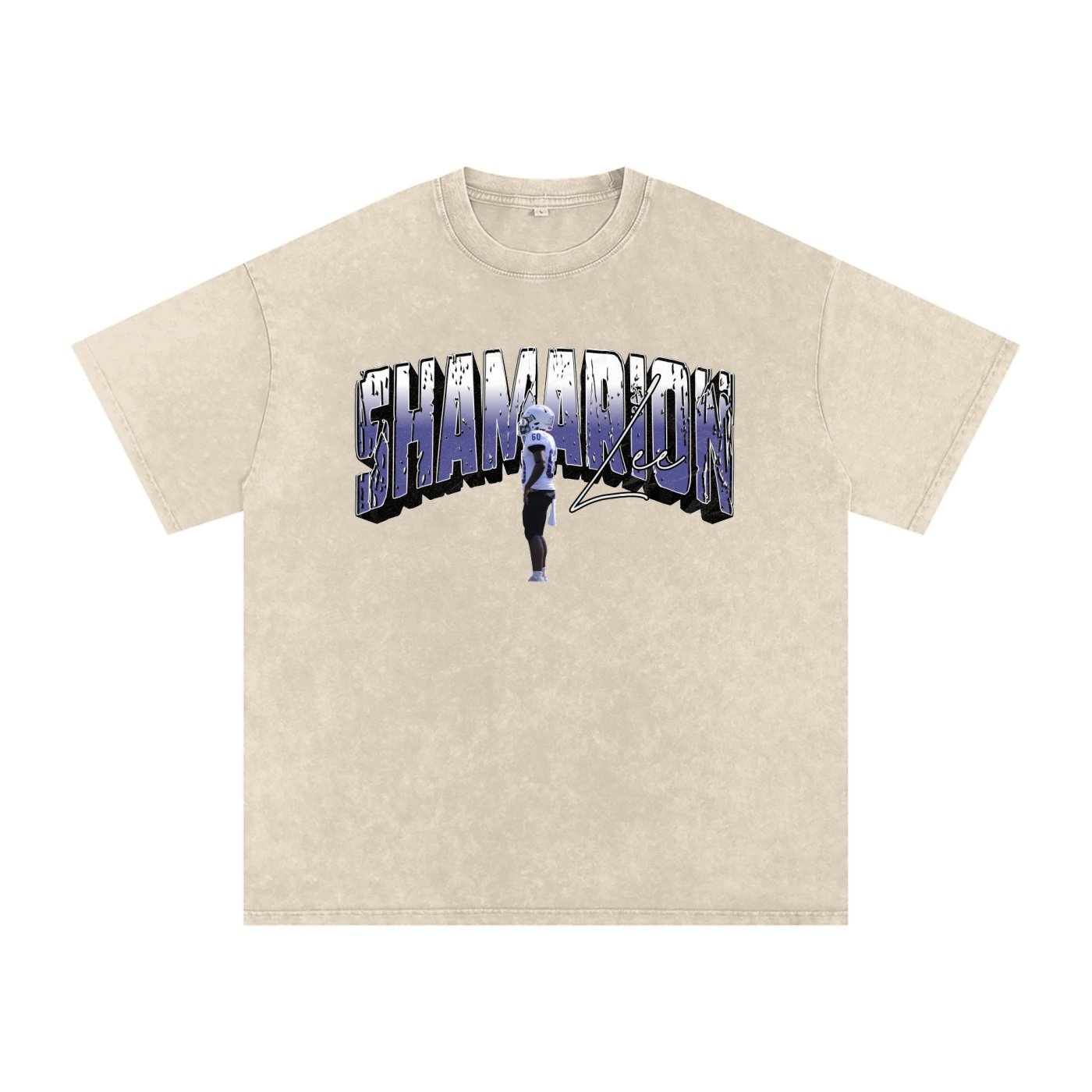 Shamarion Lee Snow Washed Oversized TEE - Image 2