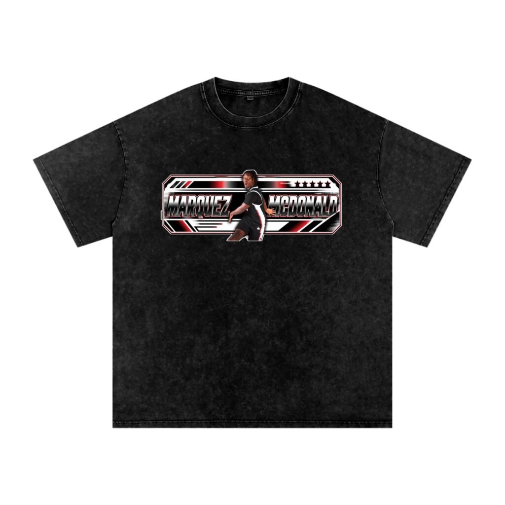 Marquez Mcdonald  Snow Washed Oversized TEE