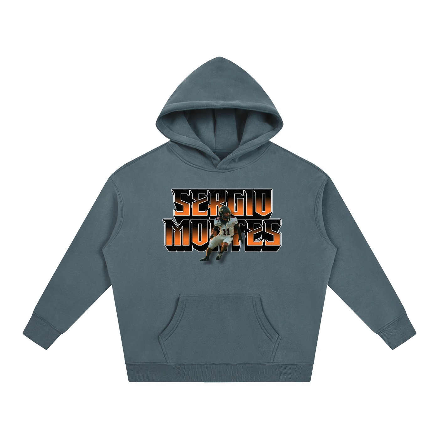 Sergio Montes  Oversize Fleeced Hoodie - Image 4