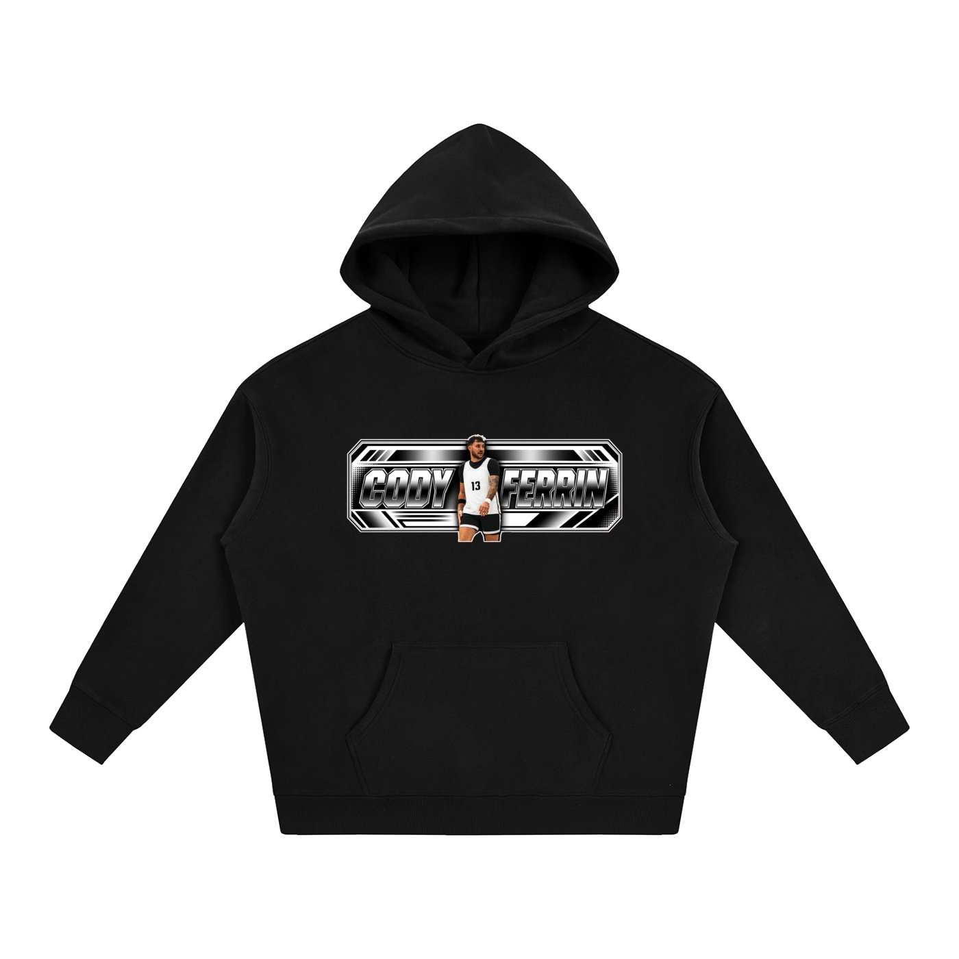 Cody Ferrin  Oversize Fleeced Hoodie - Image 1