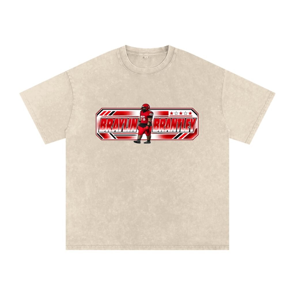 Braylin Brantley Snow Washed Oversized TEE