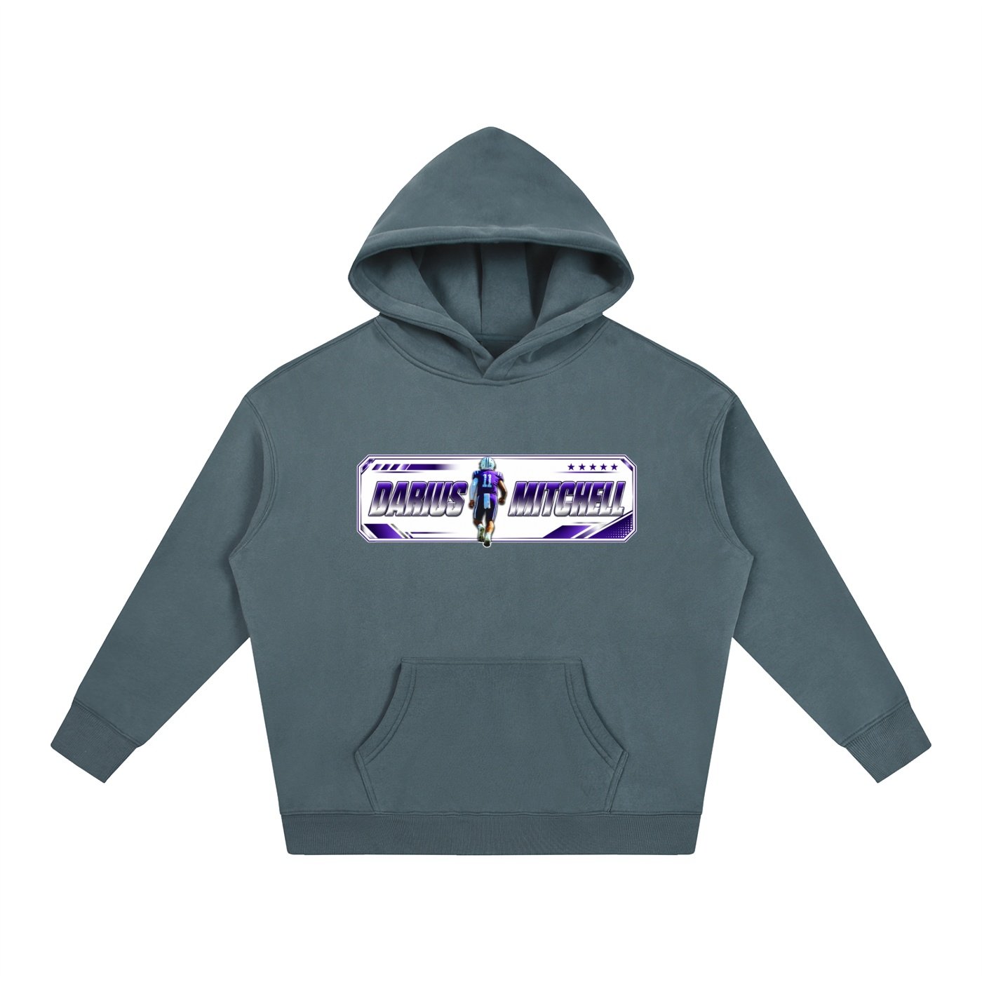 Darius Mitchell Oversize Fleeced Hoodie - Image 4
