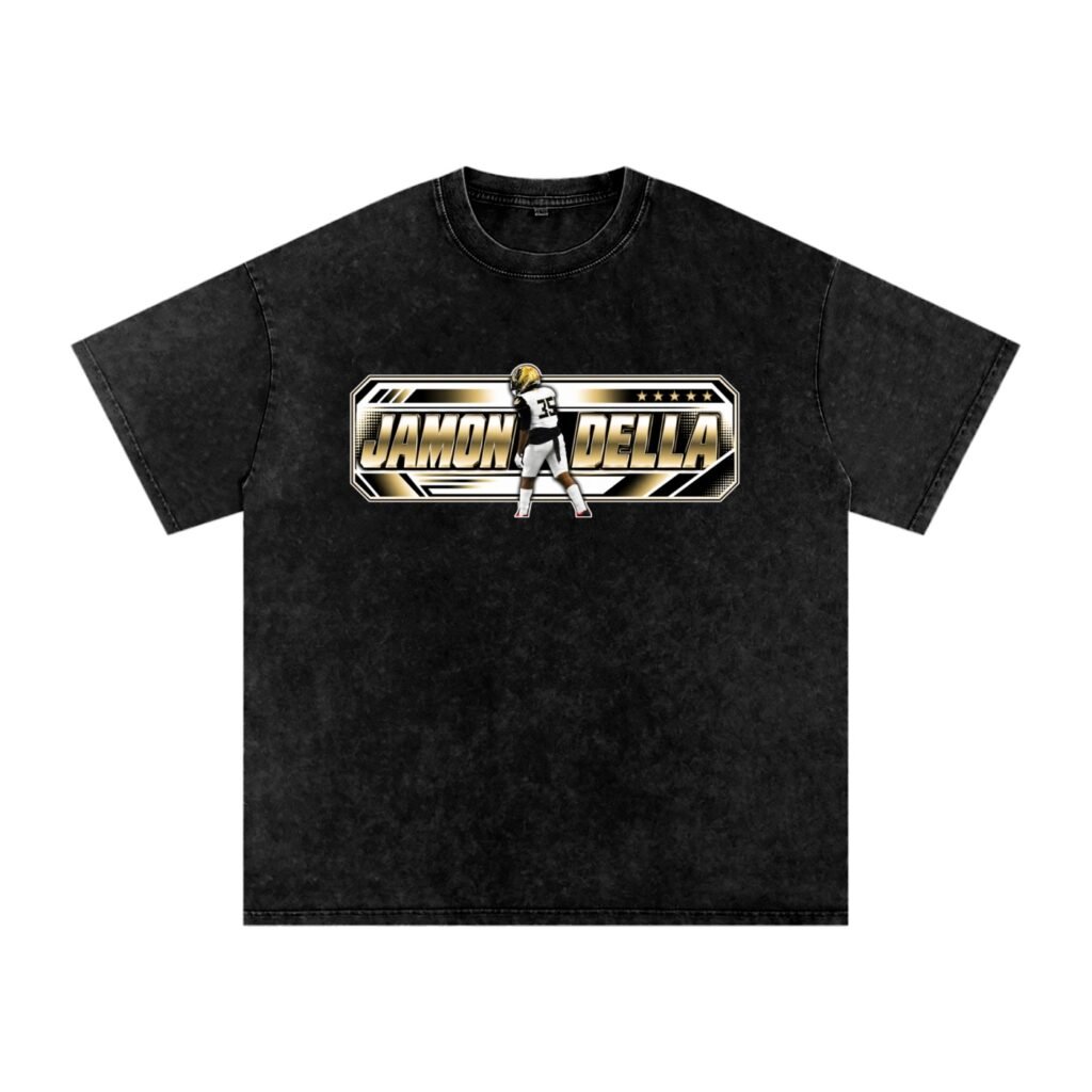 Jamon Della Snow Washed Oversized TEE