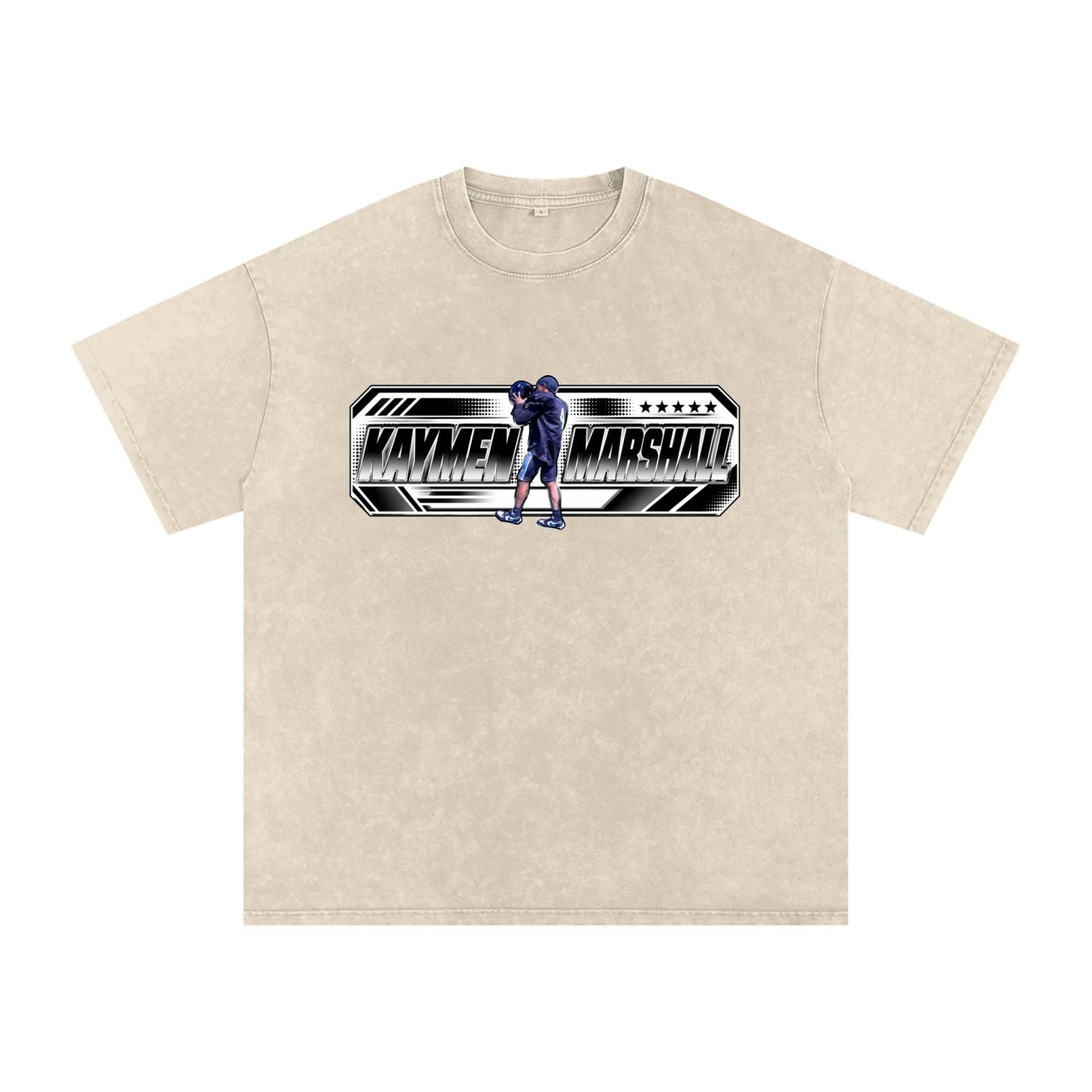 kaymen marshall Snow Washed Oversized TEE - Image 2