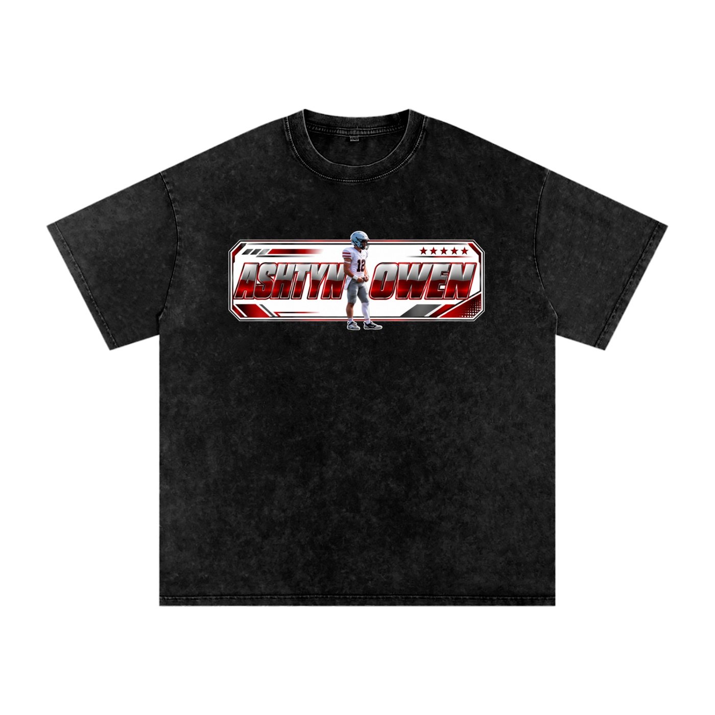 Ashtyn Owen Snow Washed Oversized TEE - Image 1