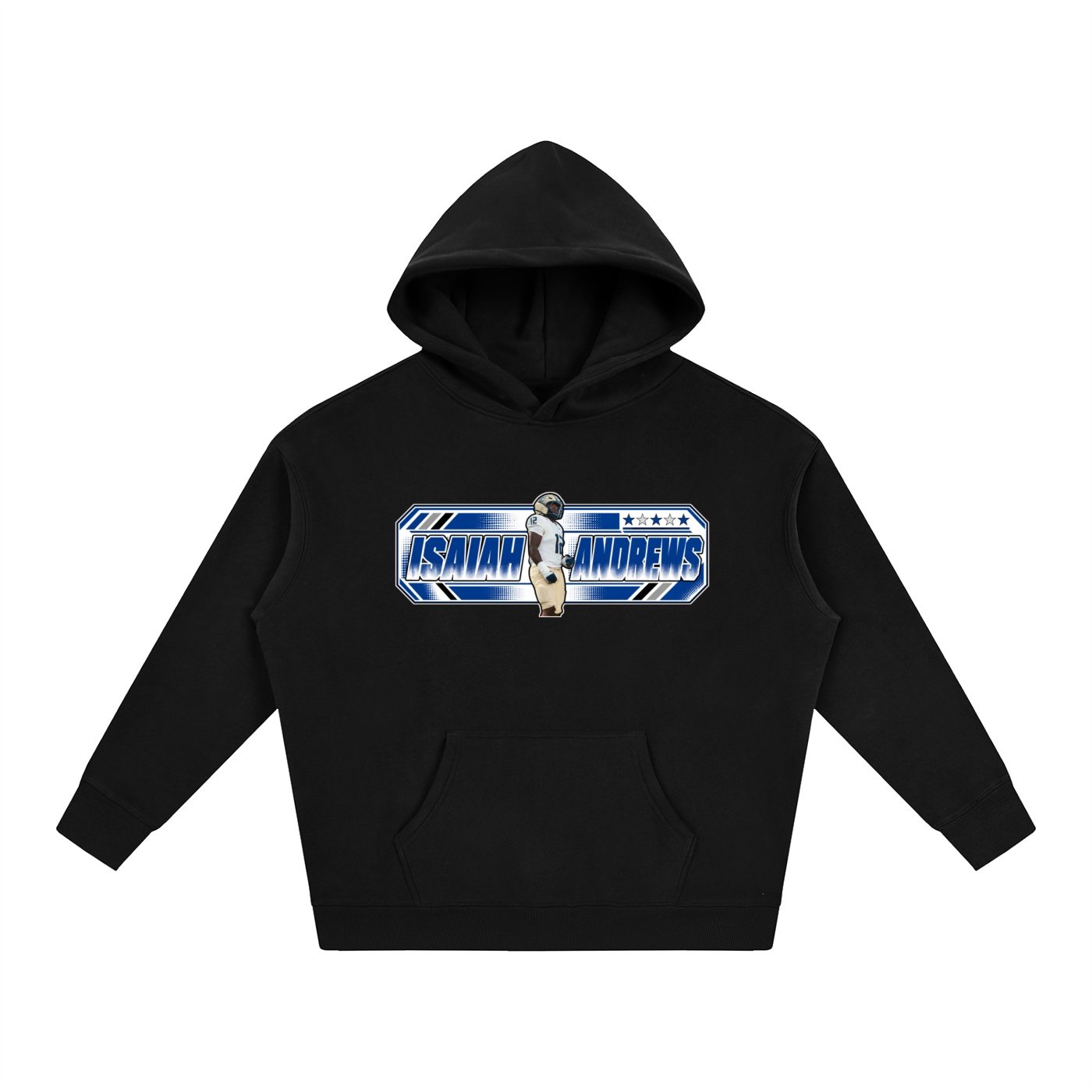 Isaiah Andrews  Oversize Fleeced Hoodie - Image 1