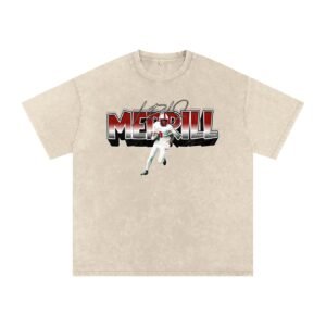 Iris Merrill Snow Washed Oversized TEE - Image 2
