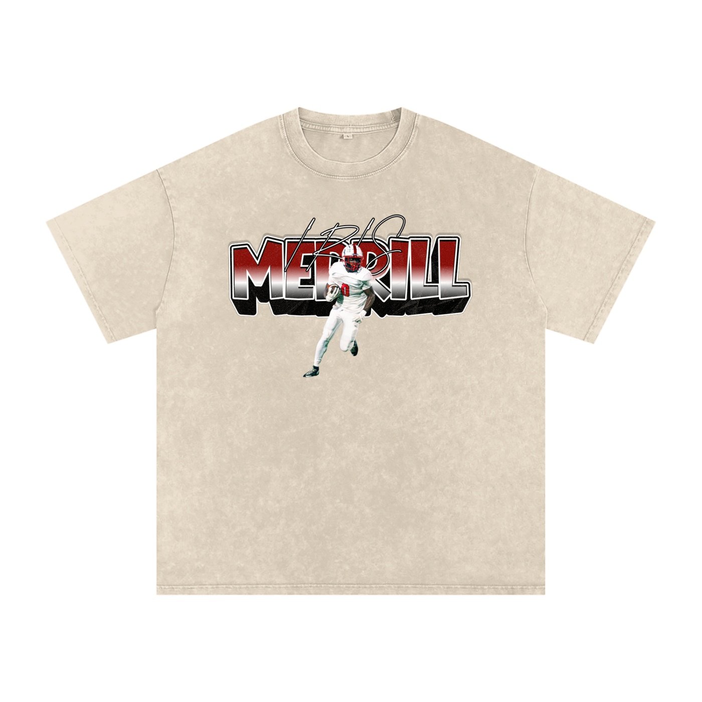 Iris Merrill  Snow Washed Oversized TEE - Image 2