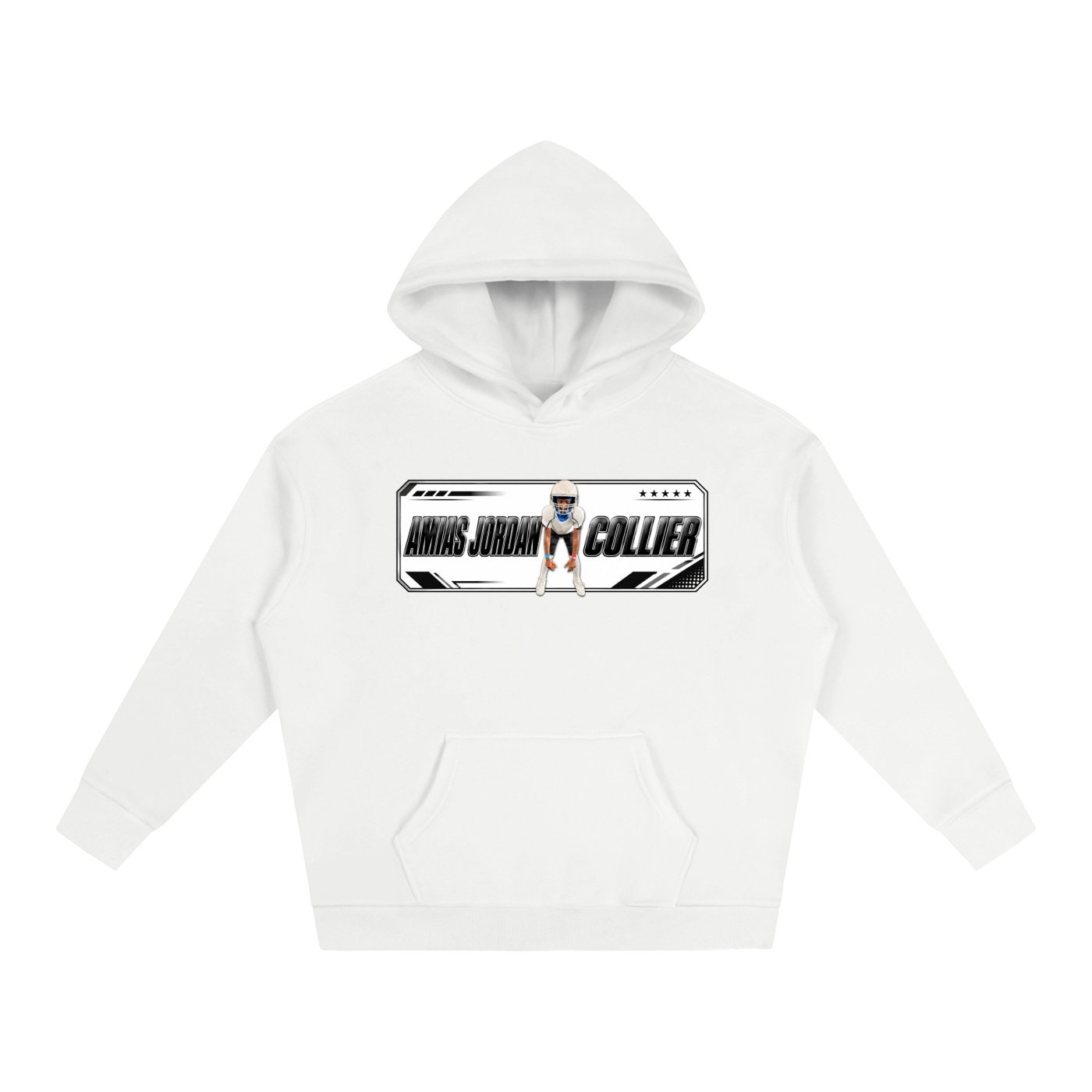 Amias Jordan collier Oversize Fleeced Hoodie - Image 2