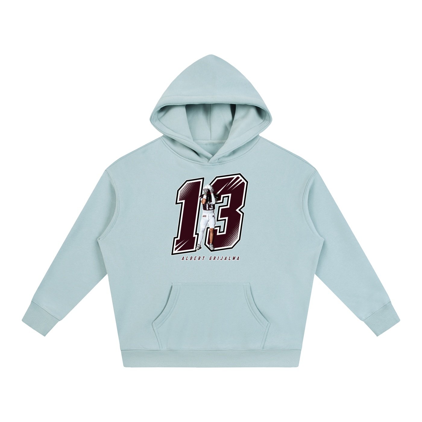 Albert Grijalva Oversize Fleeced Hoodie - Image 3